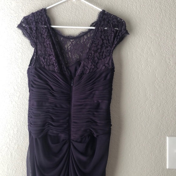 Brideamaid ADRIANNA PAPELL Purple formal dress - Picture 7 of 13